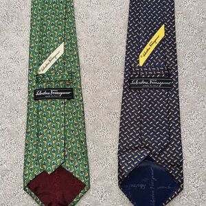 Salvatore Ferragamo Set of 2 Ties